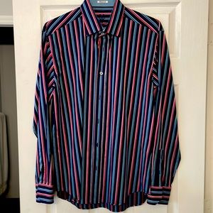 BUGATCHI Mens Shirt - Shaped Fit - LG.